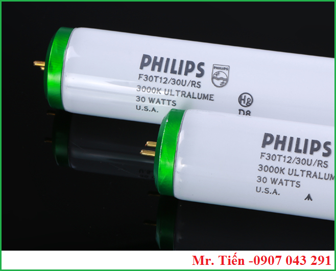 Bóng đèn Philips F30T12/30U/RS 3000K ULTRALUME 30 WATTS U.S.A