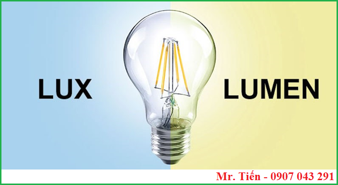 Mối quan hệ giữa độ sáng Lux và cường độ ánh sáng Lumen