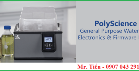 Bếp đun nước cách thủy điện tử hiện số phòng thí nghiệm hãng PolyScience