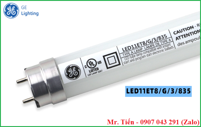 Bóng đèn soi màu Led 3500K 90cm LED11ET8/G/3/835 hãng GE Lighting Bóng đèn soi màu Led 3500K 90cm LED11ET8/G/3/835 hãng GE Lighting