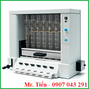 Hệ thống chiết tách phân tích hàm lượng chất xơ thô có trong thực phẩm FIWE 6 hãng Velp