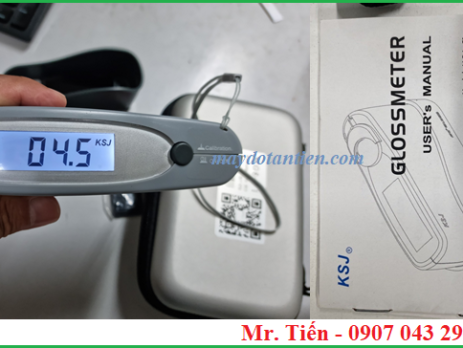Hướng dẫn cách dùng máy đo độ bóng Gloss meter MG6-F1 KSJ (Manual)