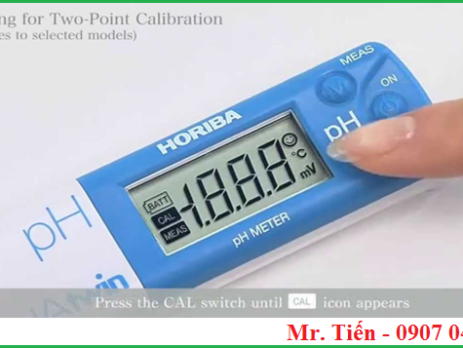 Hướng dẫn sử dụng và hiệu chuẩn bút đo pH nước pH 11 hãng Horiba Nhật Bản