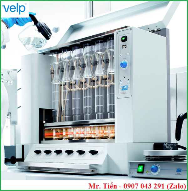 Máy chiết xơ thô 6 vị trí phòng thí nghiệm FIWE 6 hãng Velp Máy chiết xơ thô 6 vị trí phòng thí nghiệm FIWE 6 hãng Velp