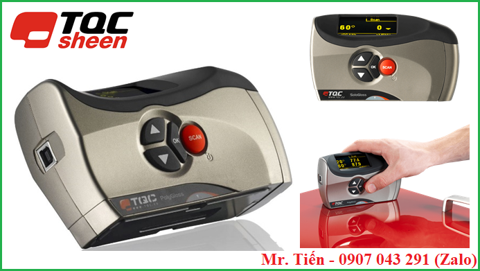 Máy đo độ bóng GL0010 TQC Sheen có thiết kế nhỏ gọn, nhẹ và rất dễ sử dụng