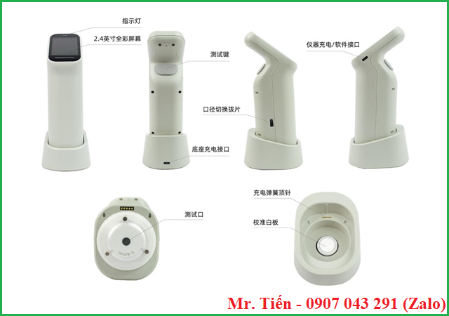 Máy đo độ lệch màu Colorimeter DS-210 hãng CHN Máy đo độ lệch màu Colorimeter DS-210 hãng CHN