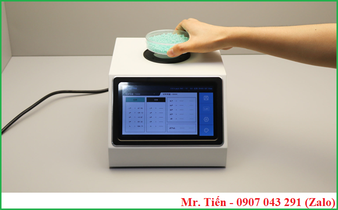Máy đo màu quang phổ mẫu dạng hạt, bột, viên, sợi chỉ, chất lỏng đục Spectrophotometer DS-807 CHNSpec