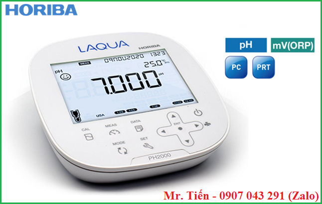 Máy đo pH để bàn phòng thí nghiệm LAQUA pH2000 hãng Horiba