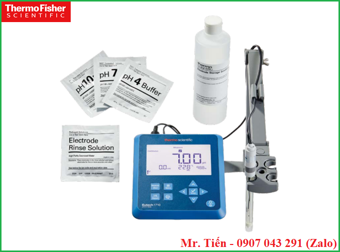 Máy đo pH hóa chất để bàn phòng thí nghiệm Eutech1710