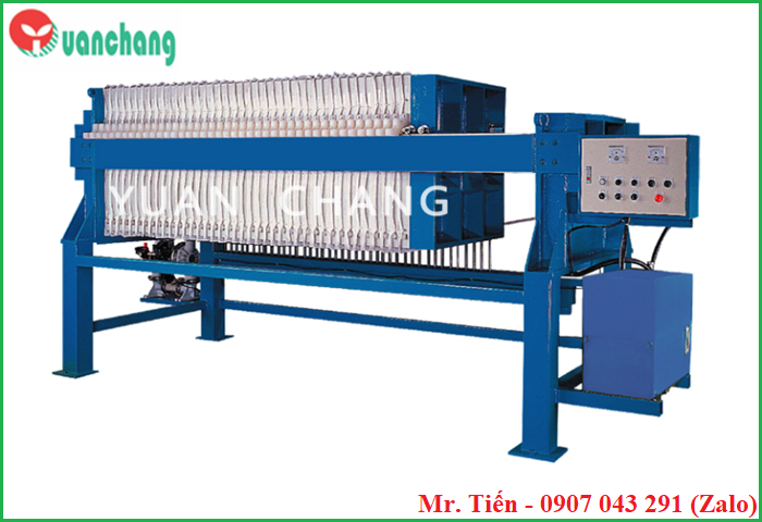 Máy ép bùn khung bản (Membrane type filter press dewatering Machine) TC1 hãng Yuanchang Máy ép bùn khung bản (Membrane type filter press dewatering Machine) TC1 hãng Yuanchang