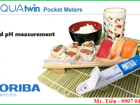 Phương pháp kiểm tra độ tươi ngon của thực phẩm bằng bút đo pH LAQUAtwin Horiba Scientific